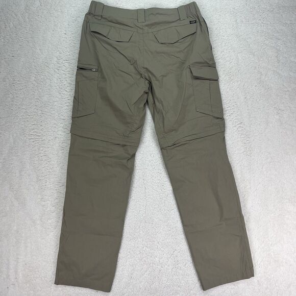 CQR‎ Pants Mens Convertible Cargo Lightweight Utility Pant 32x32 Tan - Picture 6 of 8